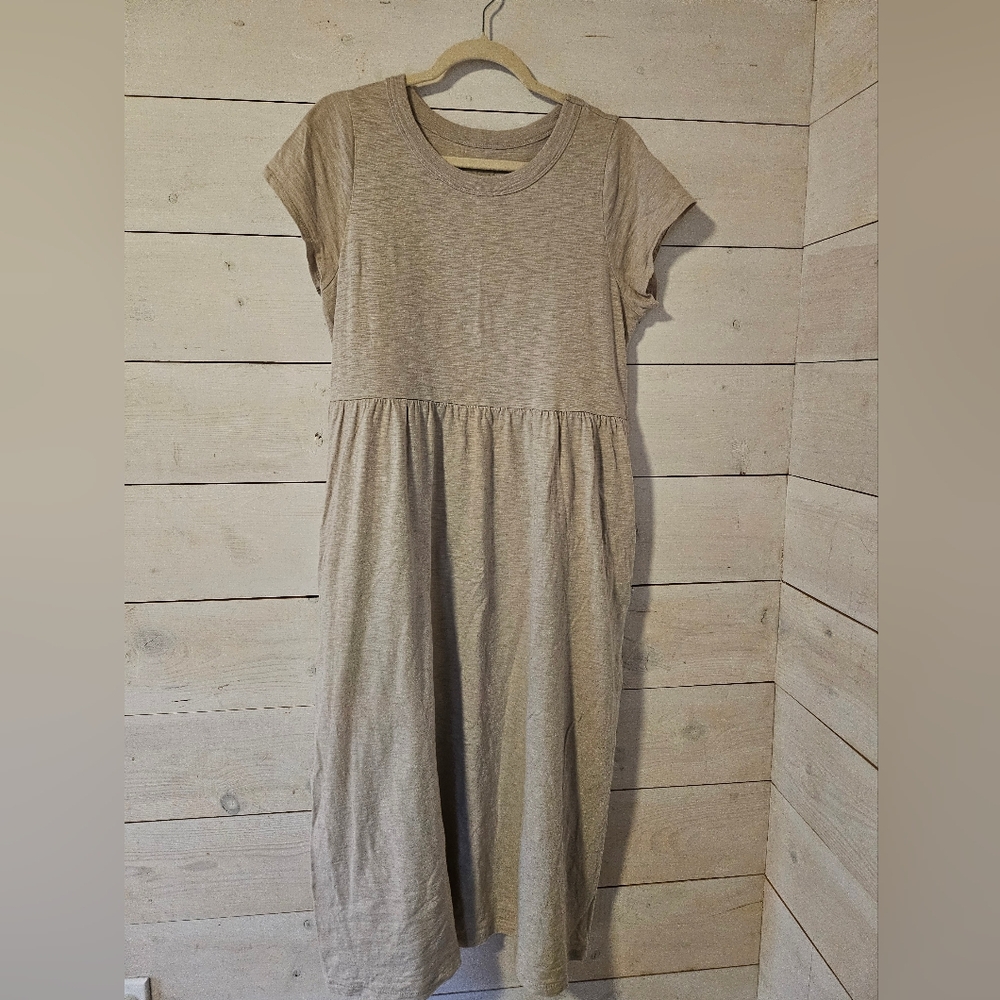 Cream Midi Dress
